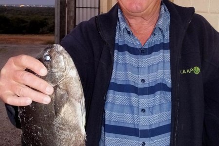 Mynard van Niekerk met sy vangs